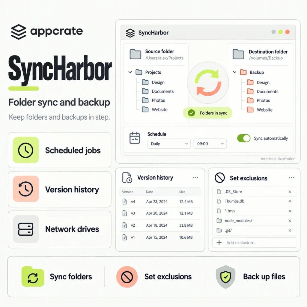 SyncHarbor — Backup & sync